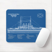 Tapis De Souris Potemkin - Plan de plan d'expédition ABD (Avec souris)