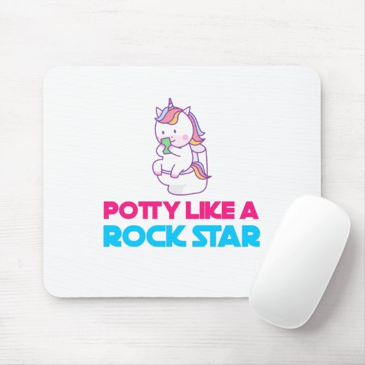 Tapis De Souris poterie comme une rock star (Avec souris)