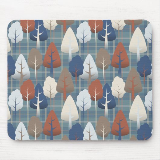 Tapis De Souris Poterie de la forêt d'automne (Devant)