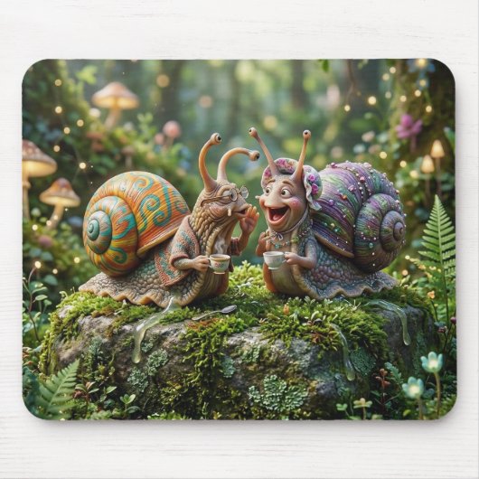 Tapis De Souris Potins de Gastropode (Devant)