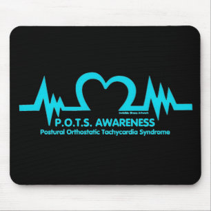 Tapis De Souris POTS...Bouton cardiaque
