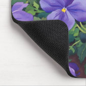 Tapis De Souris Pots de fleurs avec les pensées 2007 (Coin)
