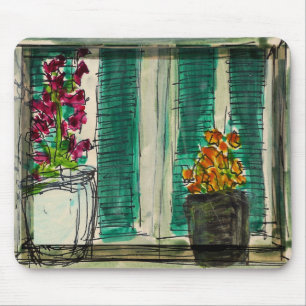 Tapis De Souris Pots de fleurs Mousepad