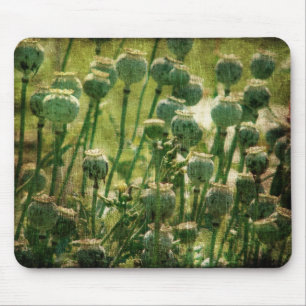 Tapis De Souris Pots de graines de fleurs de pavot