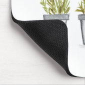 Tapis De Souris Pots d'herbe lavande (Coin)