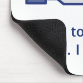 Tapis De Souris Pouce divisé - demandez-moi de cliquer sur "comme" (Coin)