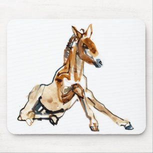 Tapis De Souris Poulain ocre