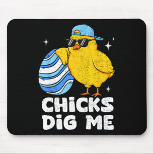 Tapis De Souris Poules Drôles Me Creusent Pour Hommes Garçons Enfa