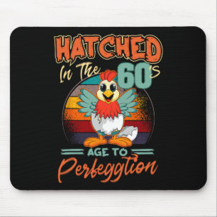 Tapis De Souris Poulet 60e anniversaire Perfeggtion Chick Rnyard f