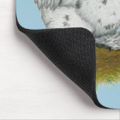 Tapis De Souris Poulet à éclaboussures de Silkie Bantam (Coin)