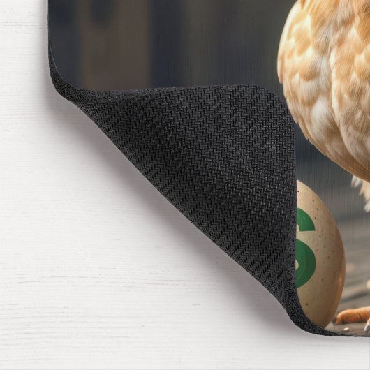 Tapis De Souris Poulet avec un oeuf cher (Coin)