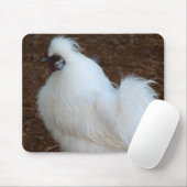 Tapis De Souris Poulet blanc de Silkie (Avec souris)