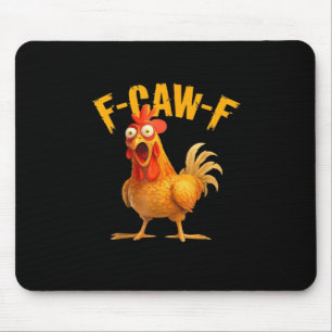Tapis De Souris Poulet F-Caw-F Classique Cool Unique