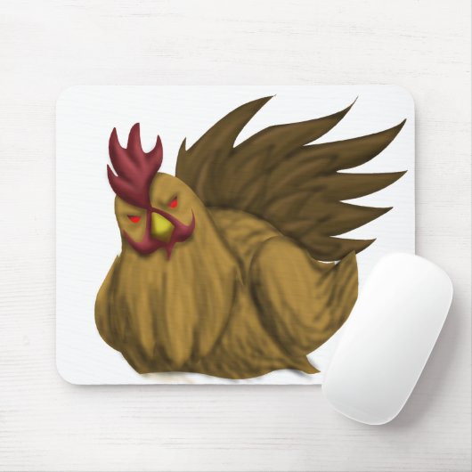 Tapis De Souris Poulet mauvais Mousepad (Avec souris)