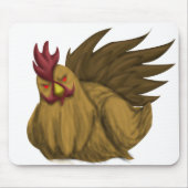 Tapis De Souris Poulet mauvais Mousepad (Devant)