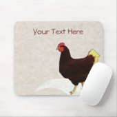 Tapis De Souris Poulet Mousepad (Avec souris)