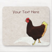 Tapis De Souris Poulet Mousepad (Devant)