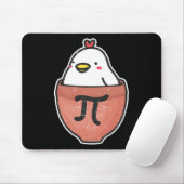 Tapis De Souris Poulet Pot Pi Day Funny Math Enseignant Mathématiq (Avec souris)