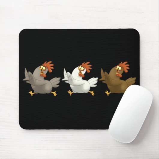 Tapis De Souris Poulets (Avec souris)