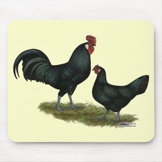 Tapis De Souris Poulets Augsburger (Devant)