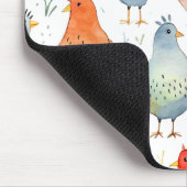 Tapis De Souris Poulets d'élevage (Coin)