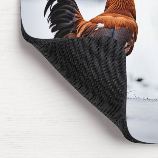 Tapis De Souris Poulets En Neige (Coin)