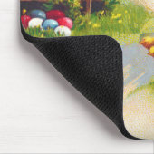 Tapis De Souris Poulets et oeufs de Pâques (Coin)