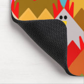 Tapis De Souris Poulets inspirés par les courtepointes (Coin)