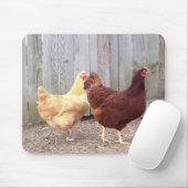 Tapis De Souris Poulets Mousepad (Avec souris)