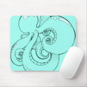Tapis De Souris Poulpe Mousepad (Avec souris)