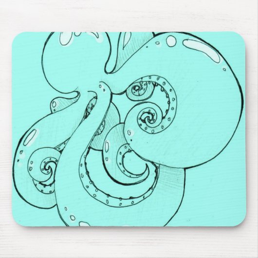 Tapis De Souris Poulpe Mousepad (Devant)
