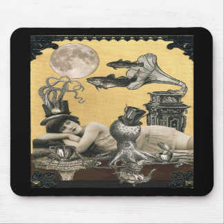 Tapis De Souris Poulpe Mousepad de Steampunk