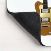 Tapis De Souris Poupée de pétillance de guitare électrique d'or (Coin)