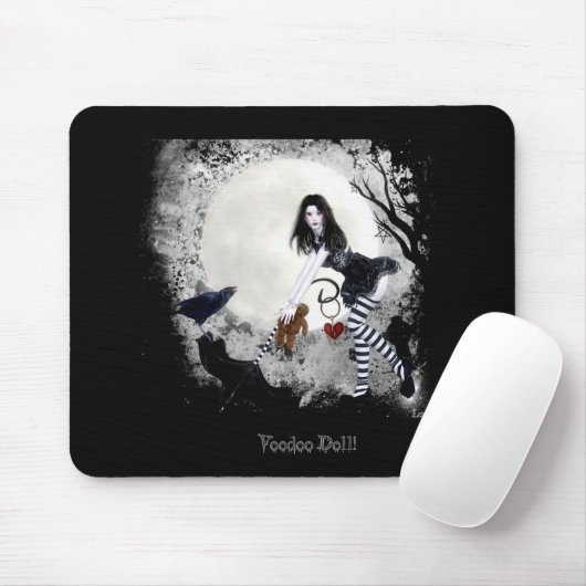 Tapis De Souris Poupée de vaudou (Avec souris)