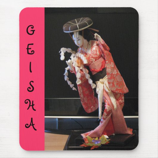 Tapis De Souris Poupée Mousepad de geisha (Devant)
