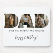 Tapis de souris pour anniversaire avec collage de  (Devant)