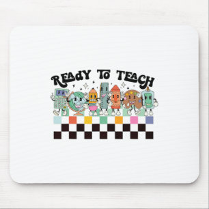 Tapis De Souris Pour Apprendre Super Vie D'Enseignant Retro Premie