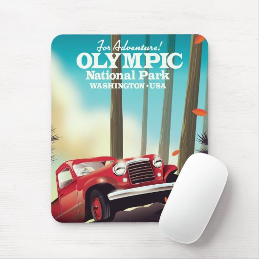 Tapis De Souris Pour Aventure ! Parc national olympique de Washing (Avec souris)