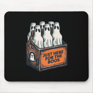 Tapis De Souris Pour Boos Halloween 6 Pack Booze Ghost Bière Bot