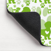 Tapis de souris pour chien d'amour de teckel (Coin)