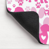 Tapis de souris pour chien d'amour de teckel (Coin)