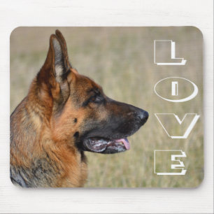 Tapis de souris pour chiot berger allemand