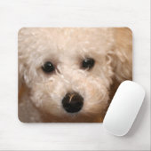 Tapis de souris pour chiot Caniche jouet (Avec souris)