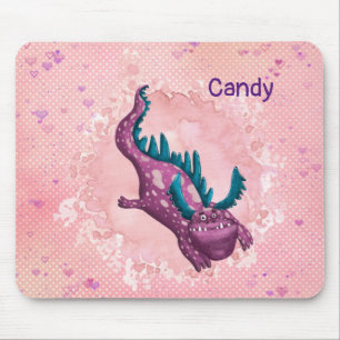 Tapis de souris pour enfant avec dragon