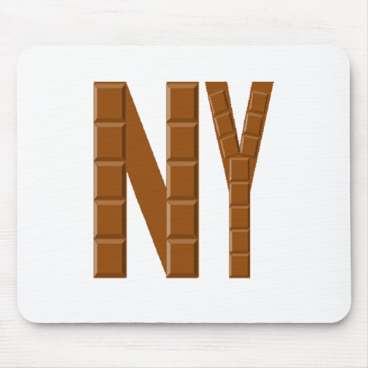 Tapis de souris  pour enfants CHOCOLAT  NEW YORK (Devant)