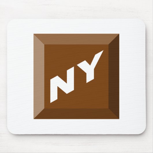 Tapis de souris pour enfants  CHOCOLAT NEW YORK (Devant)