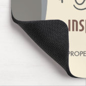 Tapis de souris pour enseignant avec nom personnal (Coin)