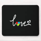 Tapis De Souris Pour Hommes Femmes Sensibilisation sur l'autisme T (Devant)