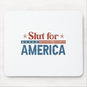 Tapis De Souris Pour l'Amérique drôle de T-shirt du 4 juillet pour
