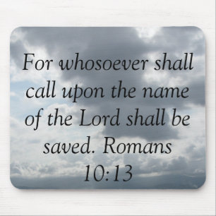 Tapis De Souris Pour le whosoever invitera le nom du seigneur